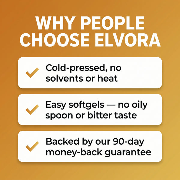 Why people choose Elvora Black Seed Oil